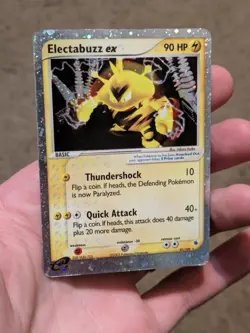 Pokemon TCG Electabuzz EX Ruby & Sapphire Holo Ultra Rare Card 97/109 HP DMG - Image 1