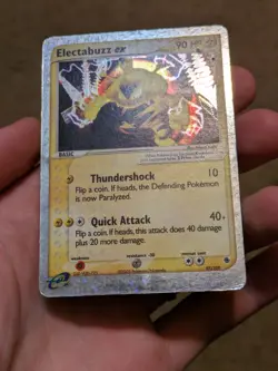 Pokemon TCG Electabuzz EX Ruby & Sapphire Holo Ultra Rare Card 97/109 HP DMG - Image 2