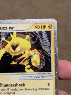 Pokemon TCG Electabuzz EX Ruby & Sapphire Holo Ultra Rare Card 97/109 HP DMG - Image 5