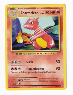 Charmeleon 10/108 XY Evolutions 2016 Regular Non Holo Pokemon Card Near Mint NM - Image 1