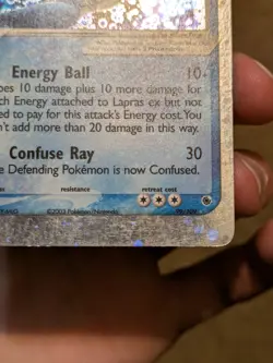 Pokemon TCG Lapras EX Ruby & Sapphire Holo Ultra Rare Card 99/109 DMG HP - Image 4