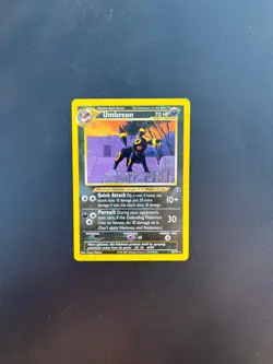 Pokemon TCG Neo Discovery Umbreon Card 32/75 Non Holo Rare MINT! - Image 1