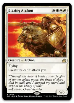 Blazing Archon #8 (NM) Ravnica Remastered RVR Magic MTG - Image 1