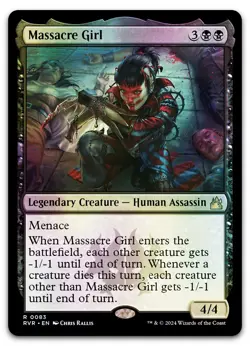 Massacre Girl #83 (Foil) (NM) Ravnica Remastered RVR Magic MTG - Image 1