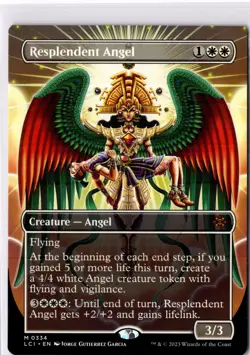 Resplendent Angel NM/M* BORDERLESS The Lost Caverns Of Ixalan 0334 -UnltdCards - Image 1