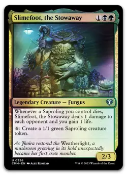 Slimefoot, the Stowaway #356 (Foil) (NM) Commander Masters CMM Magic MTG - Image 1
