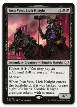 Josu Vess, Lich Knight #253 (NM) March of the Machine MOC Magic MTG - Image 1