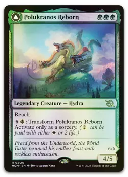Polukranos Reborn #200 (Foil) (LP) March of the Machine MOM Magic MTG - Image 1
