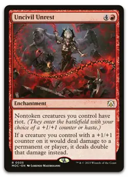 Uncivil Unrest #35 (NM) March of the Machine MOC Magic MTG - Image 1