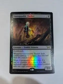 Unstoppable Slasher - Foil - Duskmourn: House of Horror - (0294) - NM - Image 1