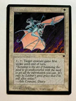 ICATIAN SCOUT - PHIL FOGLIO Fallen Empires 1994 Magic The Gathering MTG - Image 1