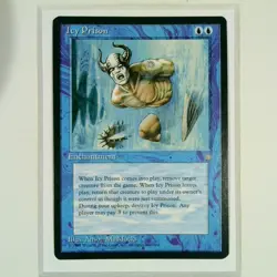 Icy Prison Ice Age 1995 Magic The Gathering MTG Rare Heavily Played - Image 1