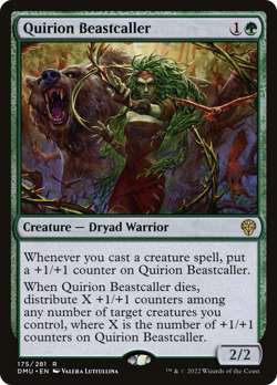 Quirion Beastcaller #175 (Foil) (MP) Dominaria United DMU Magic MTG - Image 1