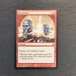 Ruination NM-Mint, English Commander 2011 MTG - Image 1