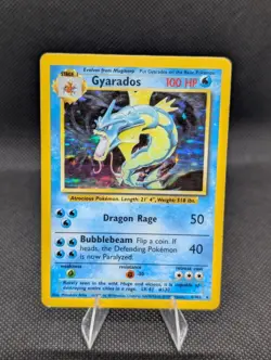 Pokemon TCG Gyarados Base Set 6/102 Holo 1999-2000 Wizards Base Set Copyright... - Image 1