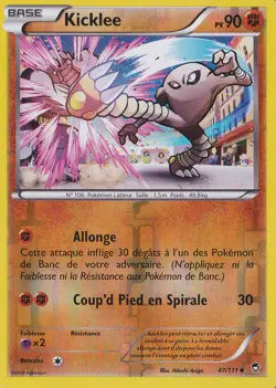 Kicklee Reverse - XY3:Poings Furieux - 47/111 - Carte Pokemon Neuve Francaise - Image 1