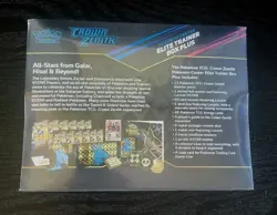 POKEMON CROWN ZENITH POKEMON CENTER ELITE TRAINER BOX ETB *FACTORY SEALED* RARE - Image 3