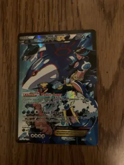 Pokemon Team Aqua's Kyogre EX Primal Clash Ultra Rare Holo - Image 2