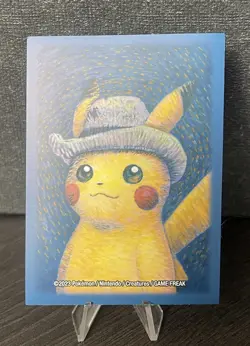 Pokemon Center Van Gogh Museum Sleeves Complete Set 6 Artworks - Image 2