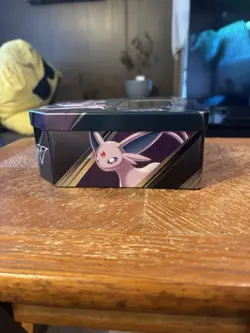2022 POKEMON TCG Espeon V Heroes Collectors Tin (EMPTY NO PACKS) - Image 2