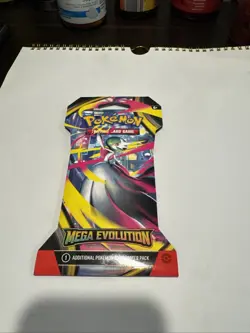 Mega Evolution Booster Pack Sleeve Factory Sealed Pokemon TCG ships same day - Image 1