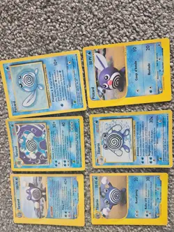 Poliwrath line pokemon TCG French Base Set 13/102 & Expedition Base Set 60/165 - Image 1