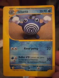 Poliwrath line pokemon TCG French Base Set 13/102 & Expedition Base Set 60/165 - Image 3