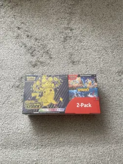Pokemon Surging Sparks Elite Trainer Box/Booster Bundle Costco 2-Pack (LOT OF 2) - Image 1