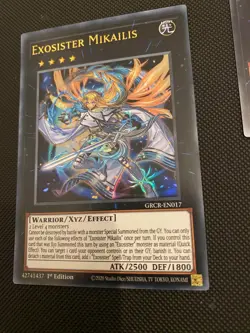 Yu-Gi-Oh! TCG Exosister Mikailis The Grand Creators GRCR-EN017 1st Edition Ultra - Image 1