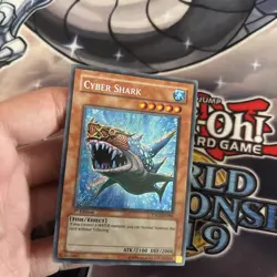 Yu-Gi-Oh! Cyber Shark Secret Rare TDGS-EN086 1st Edition VLP (VST) - Image 2