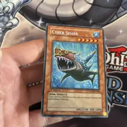 Yu-Gi-Oh! Cyber Shark Secret Rare TDGS-EN086 1st Edition VLP (VST) - Image 4
