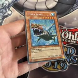 Yu-Gi-Oh! Cyber Shark Secret Rare TDGS-EN086 1st Edition VLP (VST) - Image 5