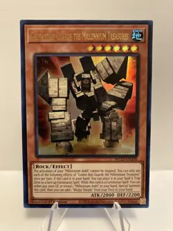 Yu-Gi-Oh Golem that Guards the Millennium Treasures MP25-EN208 Ultra Rare 1st NM - Image 1