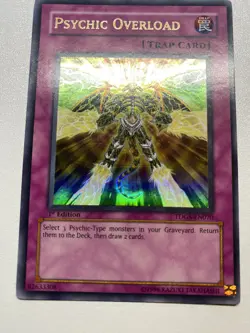Yugioh Psychic Overload 1st Edition Ultra Edition TDGS-EN070 MP - Image 1