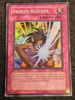 Broken Blocker - TDGS-EN069 - Super Rare - 1st Edition x1 - VLP - Image 1
