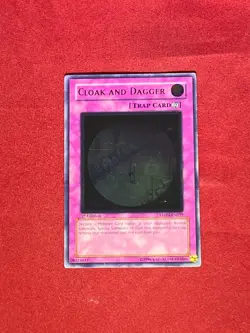 Yu-Gi-Oh! First Edition Ultimate Rare Cloak and Dagger STON-EN059 - Image 1