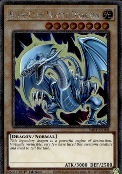 Blue-Eyes White Dragon 2 - Platinum Secret Rare 1st Ed. RA04-EN108 - NM - YuGiOh - Image 1