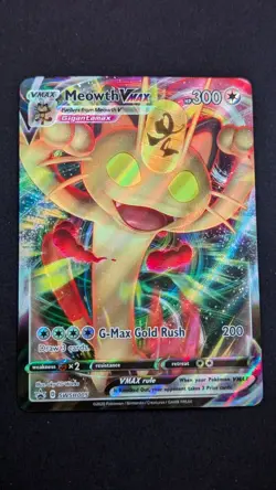 Meowth VMAX - SWSH005 SWSH: Sword & Shield Promo Cards NM - Image 1