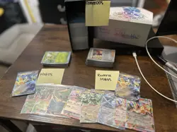 Pokemon Prismatic Evolutions Bulk Lot of 500+ Cards. Includes H, RH, EX & More! - Image 1