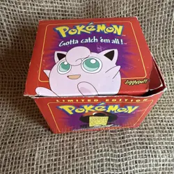 Pokemon Jigglypuff Limited Edition 23k Gold Plated Trading Card Factory Seal T3 - Image 1