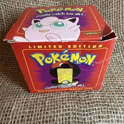 Pokemon Jigglypuff Limited Edition 23k Gold Plated Trading Card Factory Seal T3 - Image 2