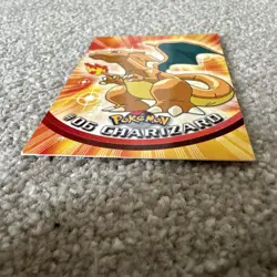 Pokemon Topps #06 Charizard Green Label Card 1999 - Image 3
