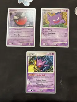 Gastly, Haunter, Gengar World Championship 2009 Pokemon Cards TCG LP-NM - Image 1