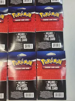 Pokemon Lot (9) TCG Mystery Pack 25 Cards w/ 1 FOIL Guaranteed Trading Card - Image 4