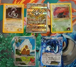 Pokemon TCG Vintage & Modern Holo 5 Card Lot - Image 1
