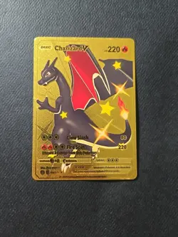 Pokemon TCG Charizard v Full Art Holo Card 079/073 Champion's Path - Image 1