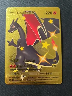 Pokemon TCG Charizard v Full Art Holo Card 079/073 Champion's Path - Image 2