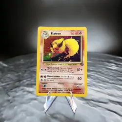 Flareon 3/64 Holo Rare Jungle Set WOTC Pokemon Card Unlimited Vintage 1999? - Image 1