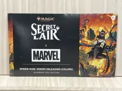 Magic the Gathering Secret Lair x Spider-Man Venom Unleashed Colors Rainbow Foil - Image 1