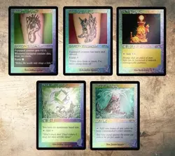 MTG Secret Lair X Brain Dead: Staples Rainbow Foil - Image 1
